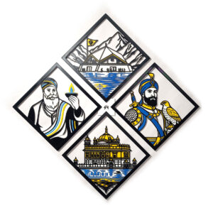 Hemkunt Sahib Wall Art - Set of 4